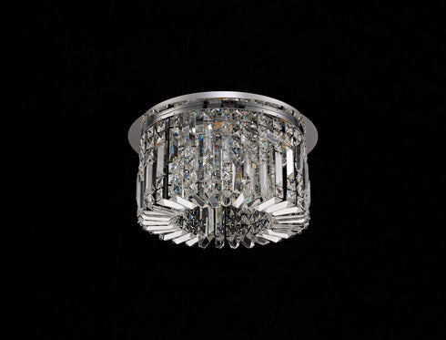 Zula Round Flush Chandelier 5 Light
